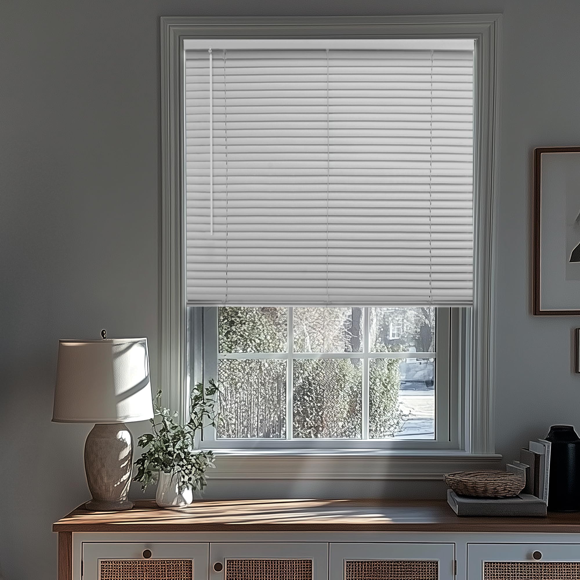 Amazon.com: CHICOLOGY Cordless Mini Blinds, 1-Inch Slats, Vinyl
